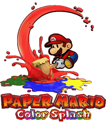 Paper Color Splash Super Mario Jeux Vidéo Multi Média 