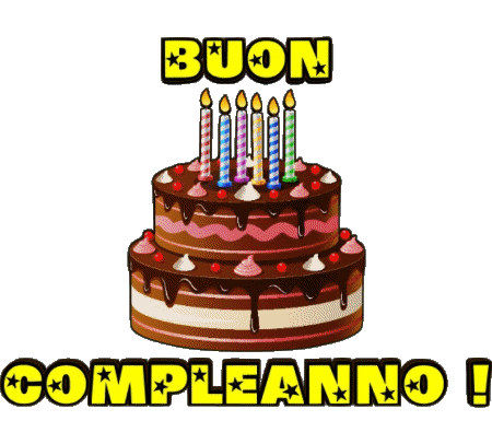 001 Dolci Buon Compleanno Italienisch Nachrichten 
