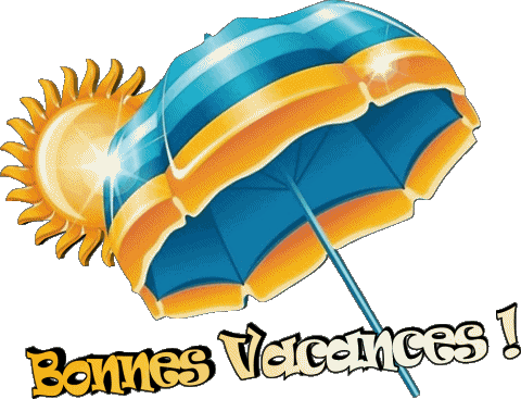 07 Fondo transparente Bonnes Vacances Francés Mensajes 