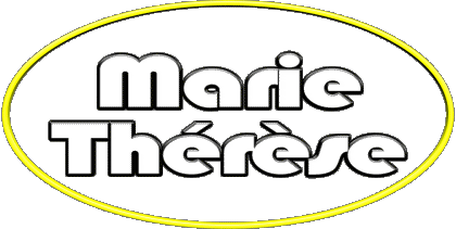 Marie Thérèse M Zusammengesetzter WEIBLICH - Frankreich Vorname 