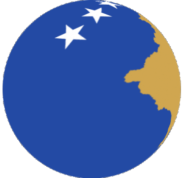 Kugel - Würfel Kosovo Europa Fahnen 