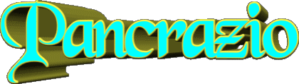 Pancrazio P MASCULIN - Italie Prénoms 