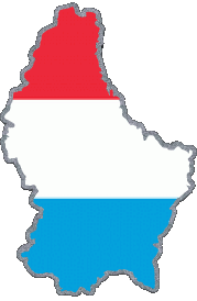 Map Luxembourg Europe Flags 