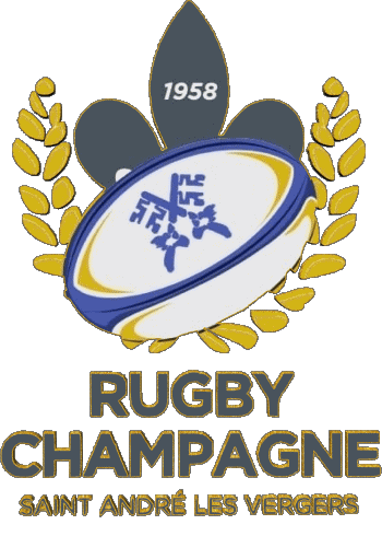 Champagne St Andre Vergers Dept 10 Rugby Club Frankreich Logo Sport 