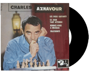 Les Deux Guitare - Ce jour tant attendu rendez vous a Brasilia - Fratenité-Les Deux Guitare - Ce jour tant attendu rendez vous a Brasilia - Fratenité Charles Aznavour Compilación de 60' Francia Música Multimedia 