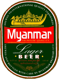 Myanmar Birmania Cervezas Bebidas 