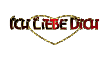 Coeur Ich Liebe Dich Allemand Messages 
