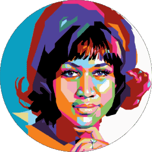Logo Aretha Franklin Funk & Soul Musique Multi Média 