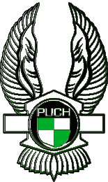Logo Puch MOTORRÄDER Transport 