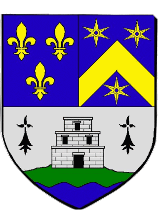 Blasone-Blasone MONTIGNY LE BRETONNEUX 78 Dipartimenti - Città Francia Bandiere 