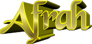 Afrah A FEMININ - Maghreb Musulman Prénoms 