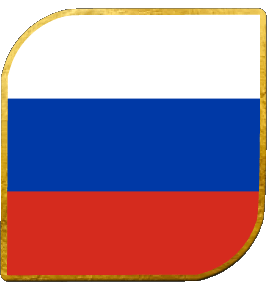 Quadrato Russia Europa Bandiere 