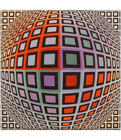 Victor Vasarely Artists Painter Humor -  Fun 