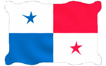 Ondulation Panama Amériques Drapeaux 
