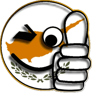 Smiley - OK Chypre Europe Drapeaux 