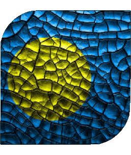 Plaza Palau Oceanía Banderas 