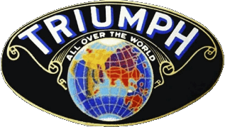 1932-1932 Logo Triumph MOTOCICLETAS Transporte 