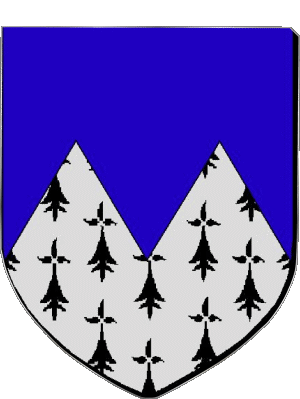 Blasón-Blasón Cotes d Armor 22 Departamentos - Ciudades Francia Banderas 