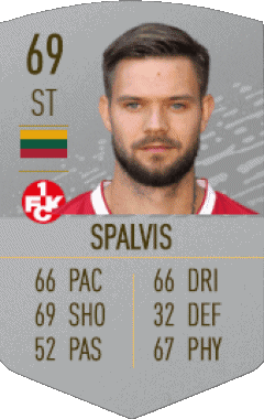 Lukas Spalvis Lituania F I F A - Giocatori carte Videogiochi Multimedia 