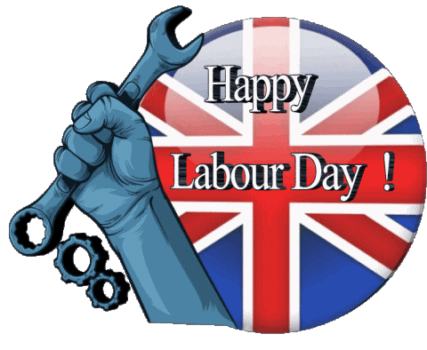 U.K Happy Labour Day Anglais Messages 