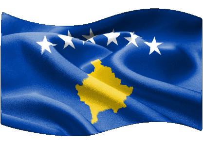 Rectangle Kosovo Europe Drapeaux 