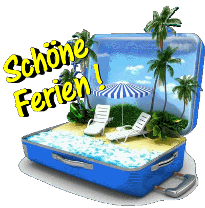 10 Sfondo trasparente Schöne Ferien Tedesco Messagi 