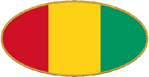 Oval 01 Guinea Africa Flags 
