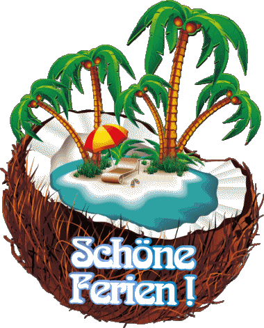 23 Transparent Background Schöne Ferien German Messages 