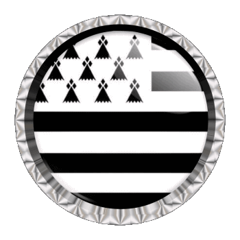 Rotondo - Anelli Bretagna Regioni Francia Bandiere 