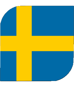 Square Sweden Europe Flags 