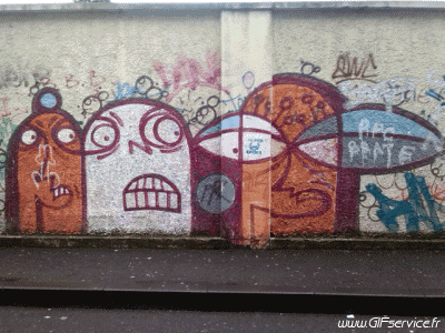 Série 01 Street Art Graffiti Humour - Fun 