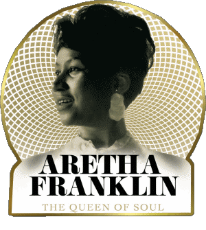 Logo Aretha Franklin Funk & Disco Música Multimedia 