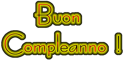 001 Fluo - Neon Buon Compleanno Italienisch Nachrichten 