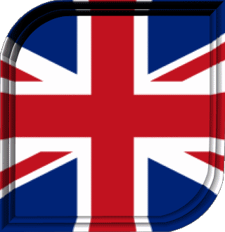 Square UK Europe Flags 