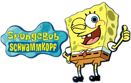 Logo Tedesco Sponge Bob Squarepants Cartoni animati TV Film Multimedia 