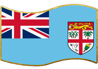 Rectangle Fiji Oceania Flags 