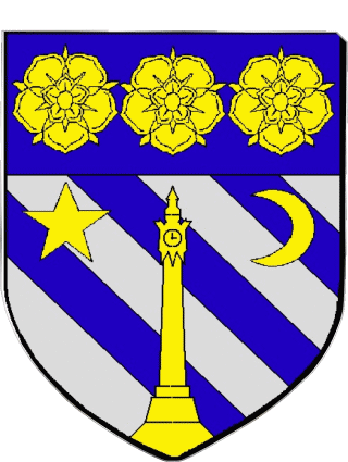 Blazon-Blazon TASSIN LA DEMI LUNE 69 Departments - Cities France Flags 