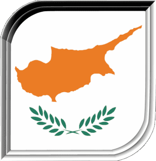 Carré Chypre Europe Drapeaux 