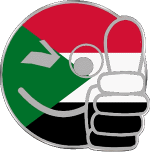 Smiley - OK Sudan Africa Flags 