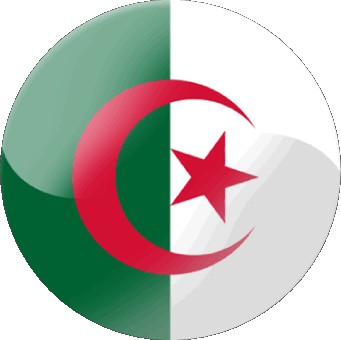Algerien Algerien Afrika Fahnen 