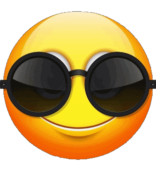 Sonnenbrille Emoticons Nachrichten 