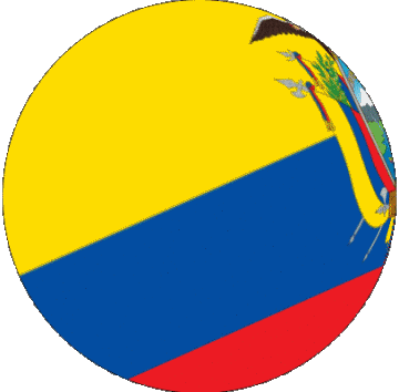 Sphere - Cube Ecuador America Flags 