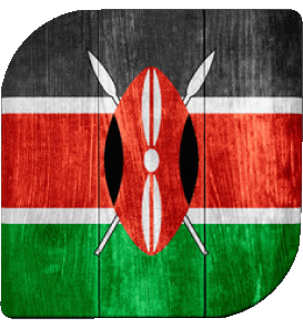 Plaza Kenia África Banderas 