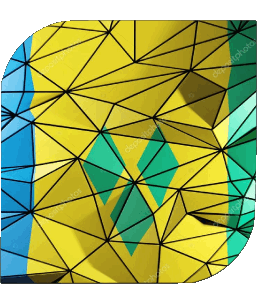 Carré Saint Vincent et les Grenadines Amériques Drapeaux 