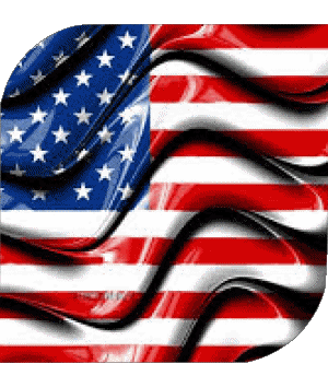 Carré U.S.A - National Amériques Drapeaux 
