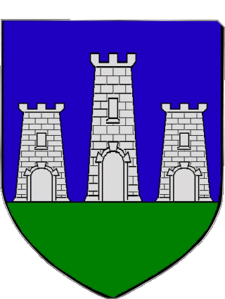 Blasón-Blasón LEZAT SUR LEZE 09 Departamentos - Ciudades Francia Banderas 