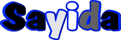 Sayida S WEIBLICH - Maghreb Muslim Vorname 