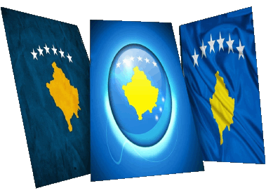 Forma Kosovo Europa Banderas 