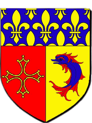 Blason-Blason Hautes Alpes 05 Départements - Villes France Drapeaux 