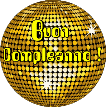 013 Sfondo trasparente Astratto - Geometrico Buon Compleanno Italiano Messagi 